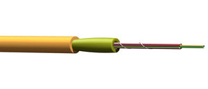 Corning 012TD8-31280-20 12 Fiber OM3 50&micro;m Plenum 3.0 mm Multimode Mic 250 Interconnect Cable