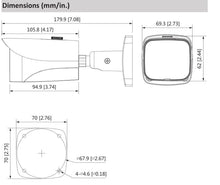 5MP Outdoor Bullet Night Vision and 2.8mm Lens HD-CVI Security Camera A52BB62