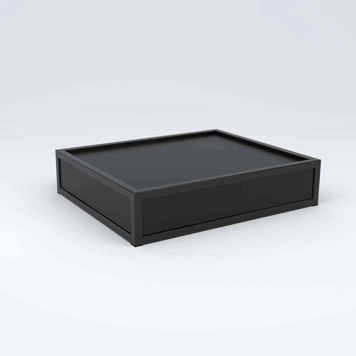 Stackable Display Riser Platforms Large Riser - Matte Black Finish Eco