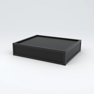 Stackable Display Riser Platforms Large Riser - Matte Black Finish Econoco DDBRLBLK
