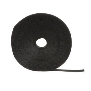 Tak-Ty® Hook and Loop Cable Strip Tie, Black Panduit Roll HLS-75R0