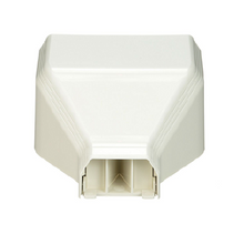 Surface Raceway Off-White Entrance End T45EEIW (Pack Of 10)