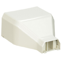 Surface Raceway Off-White Entrance End T45EEIW (Pack Of 10)