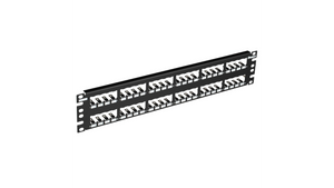 Mini-Com Black Patch Panel 2 RU 48 Port PANDUIT CP48BLY