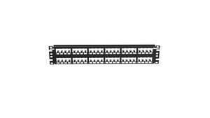 Mini-Com Black Patch Panel 2 RU 48 Port PANDUIT CP48BLY