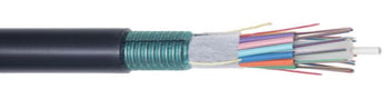 24 Fiber Optic Strand Indoor/Outdoor Singlemode Dry Loose Tube Cable