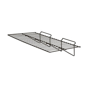 24"W X 12"L Straight Wire Shelf For Slatwall Econoco EBL/2412 (Pack of 6)