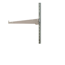 12" Tap-In Adjustable Angle Shelf Bracket Chrome Econoco GC12 (Pack of 10)