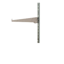 10" Tap-In Adjustable Angle Shelf Bracket Chrome Econoco GC10 (Pack of 10)