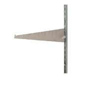 12" Shelf Bracket With Nylon Stabilizer Chrome Econoco GB12 (Pack of 10)