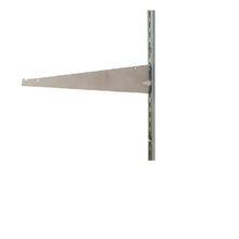14" Shelf Bracket With Nylon Stabilizer Chrome Econoco GB14 (Pack of 10)