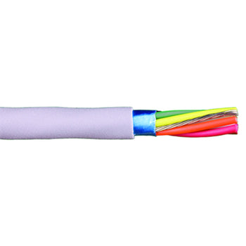 Alpha Wire 78453 24/25 24 AWG 25 Conductors 300V Foil Braid Shield MPPE Insulation ECOGEN Cable