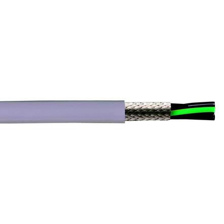 Alpha Wire 80116 22 AWG 4 Conductor Braid Shielded 600V MPPE Insulation Zero Halogen PUR Continuous EcoFlex Cable