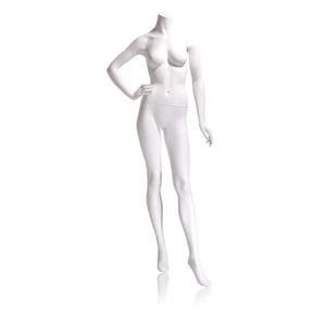Female Mannequin - Headless, Right Hand On Hip, Left Leg Forward Econoco EVE-2HL