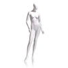 Female Mannequin - Oval Head, Arms Slightly Bent, Turned at Waist, Right Leg Forward Econoco EVE-3H-OV