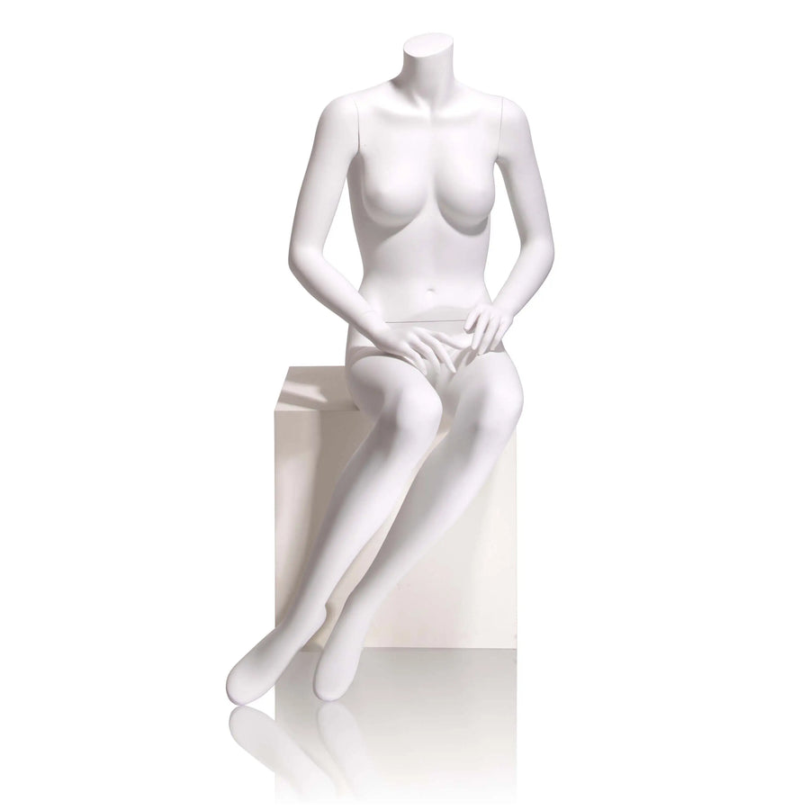 Female Mannequin - Headless, Hands on Lap, Seated Econoco EVE-6HL