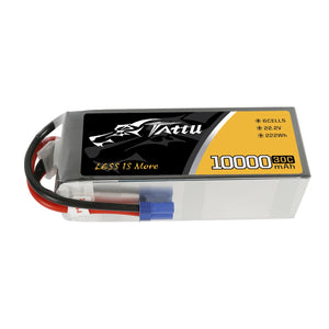 Tattu 10000mAh 6S1P 22.2V 30C Lipo Battery Pack With EC5 Plug For UAV Drone