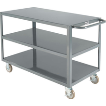 Steel Utility Cart w/3 Shelves 1200 lb Capacity 48"L x 24"W x 35"H 800464