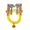 2.4” Type “C” Smooth Jaw Clamps with 1/0 Aluminum Cable AI-000514