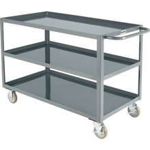 Steel Utility Cart w/3 Tray Shelves 1200 lb Capacity 48"L x 24"W x 35"H 800462