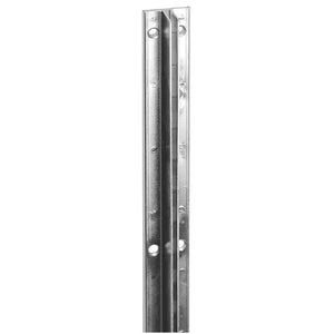 96"Heavy Weight Recessed Slotted Standards for 5/8" Drywall - 1" Slots on 2" Center - Imperial Line - Zinc Econoco SSRI-11Z8