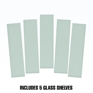 12'' Tempered Glass Shelves Econoco SHGL1248 (Pack of 5)