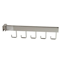 1 1/2'' Saddle Mount 5-Hook Straight Faceout - Chrome Econoco SH/5H