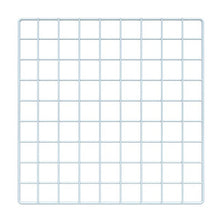 White Grid Cubbie Panel - 14"L X 14"W Econoco GS14/W (Pack of 10)