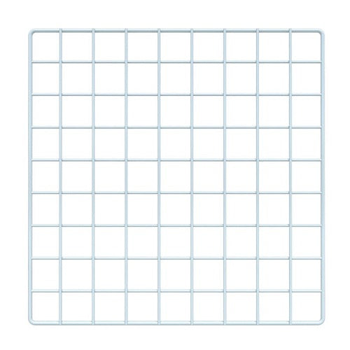 White Grid Cubbie Panel - 14
