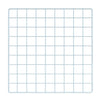 White Grid Cubbie Panel - 14