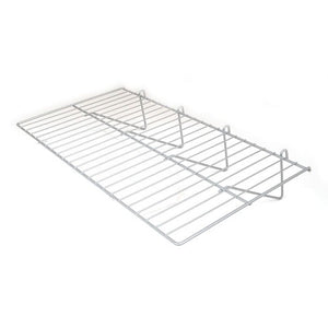 Straight Shelf W/ 1/8" Dia. Wire For Grid Panels Econoco GWEC/2412 (Pack of 6)