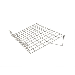 22-1/2"L X 14"W Sloping Shelf With Lip - 1/8" Dia. Wire For Grid Panels Econoco GWEC/SL22 (Pack of 6)