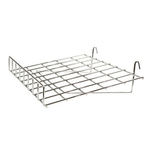 1/4" Wire Slant Shelf With Front Lip For Grid Panel Econoco GWS/91