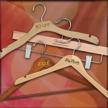 17" Wooden Wishbone Blouse Dress Hanger Econoco WH1731TSC (Pack of 100)