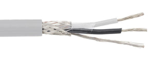 Alpha Wire 2831/2 24 AWG 2 Conductor Braid 600V FEP Jacket Communication and Control Cable