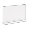 Acrylic Bottom Load Sign Holders for Counter Tops Econoco HP/CT711H