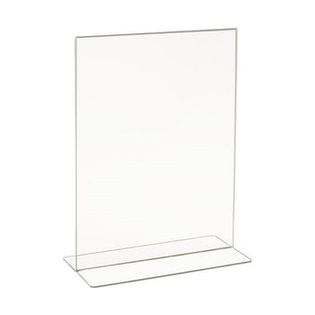 Acrylic Bottom Load Sign Holders For Counter Tops Econoco HP/CT811V