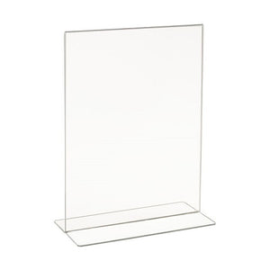 Acrylic Bottom Load Sign Holders For Counter Tops Econoco HP/CT811V