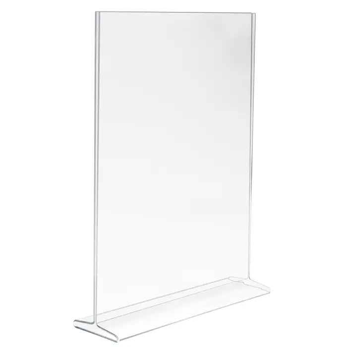 Acrylic Top Load Sign Holders for Counter Tops Econoco HPCT114VTP