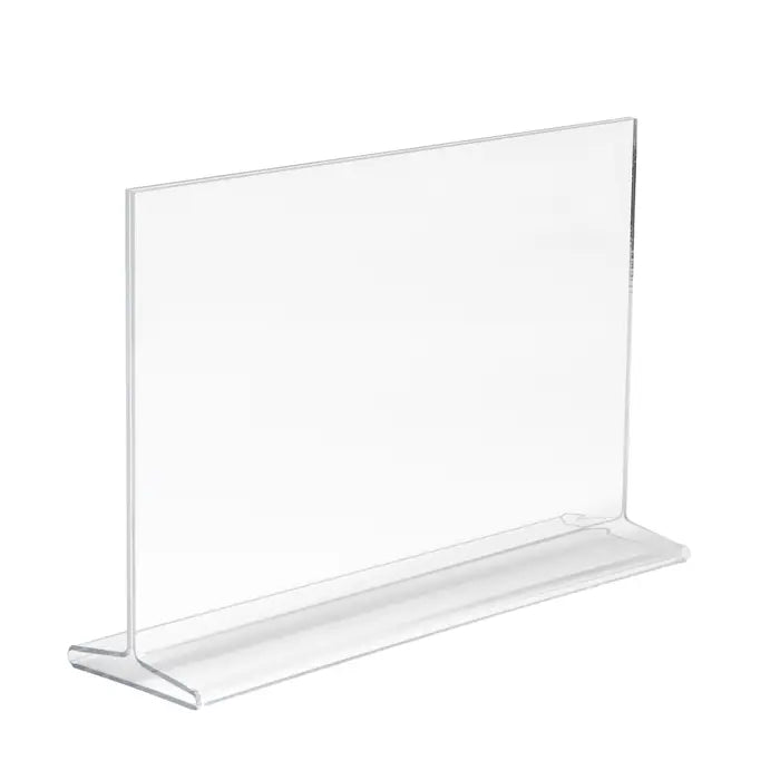Acrylic Top Load Sign Holders for Counter Tops Econoco HPCT711HTP