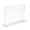 Acrylic Top Load Sign Holders for Counter Tops Econoco HPCT711HTP