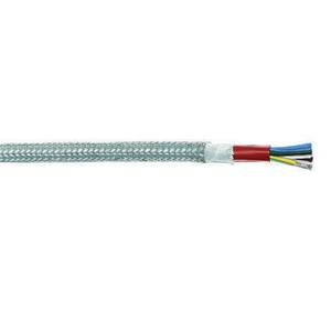 18 AWG 4 Cores SiHF-GLP TC Overall Steel Braid High And Low Temperature Silicone Cable 6111804