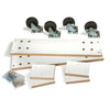 Optional Caster Kits for Slatwall Merchandisers Econoco WDCAS2H24