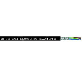 16 AWG 2 Cores SiHF-C-UL Shielded TC Braid High And Low Temperature Silicone Cable 6511602