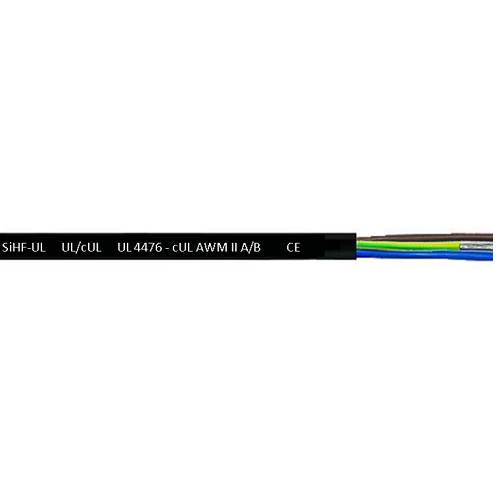 16 AWG 2 Cores SiHF-UL cUL/CE TC Halogen-Free High And Low Temperature Silicone Cable 6501602