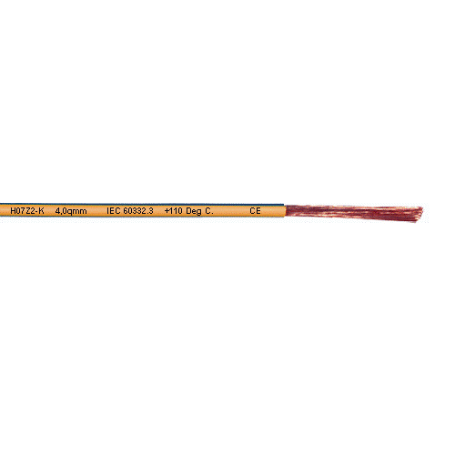 3/0 AWG Single Core H07Z2-K Bare Copper Halogen-Free Flexible Cable 32131