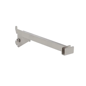 Boutique Series Hangrail Brackets for 1" Slots x 2" Centers Slotted Standards Econoco BQGR12SN (Pack of 5)