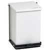 White 24Qt Step-On Can Detecto P-24