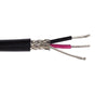 Alpha Wire M13209 22 AWG 6 Conductor Braid Shield 300V PVC Insulation Communication and Control Cable