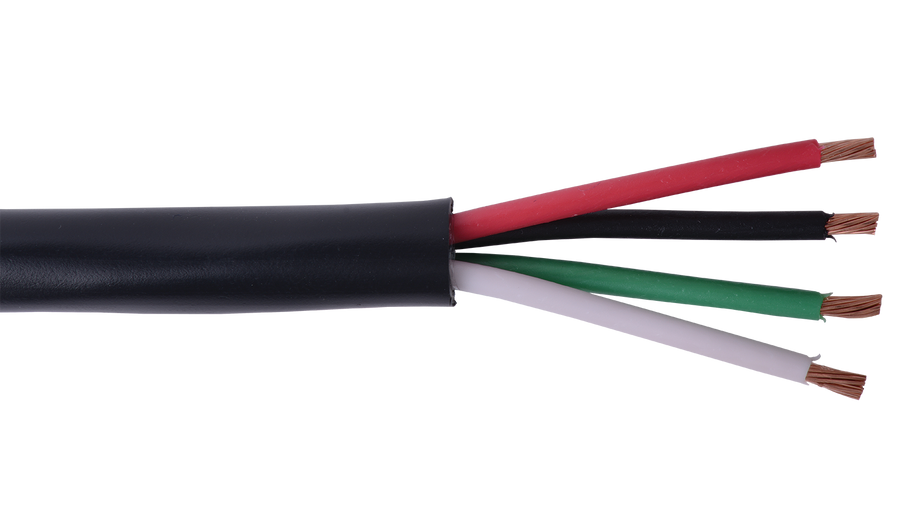 Alpha Wire M13310 22 AWG 10 Conductor 7/30 Stranding Unshielded PVC Insulation 300V Communication and Control Cable